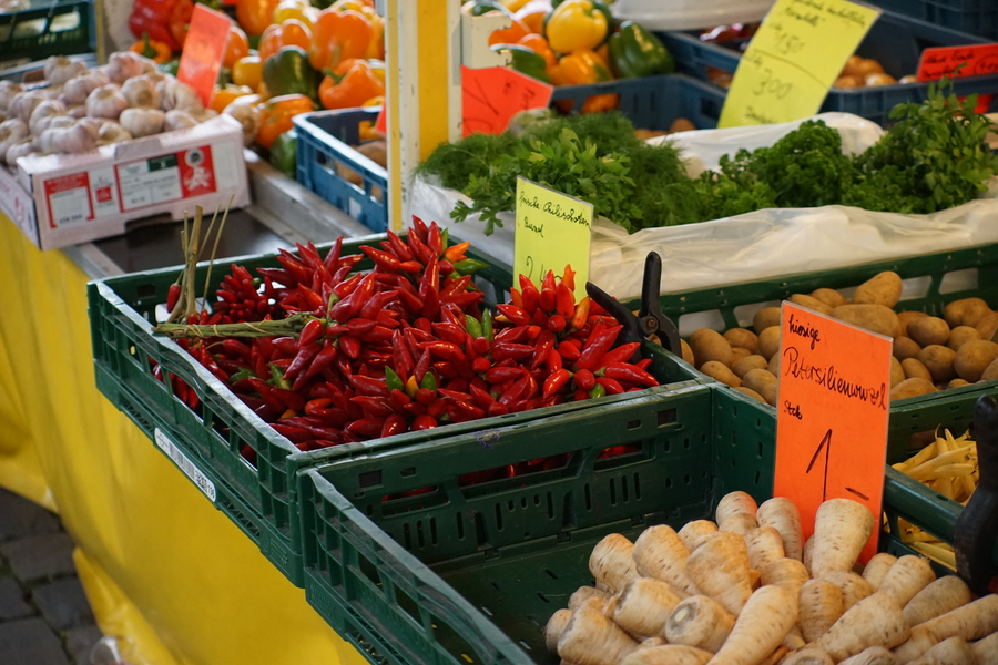 Erntedank: Rote Chilischoten