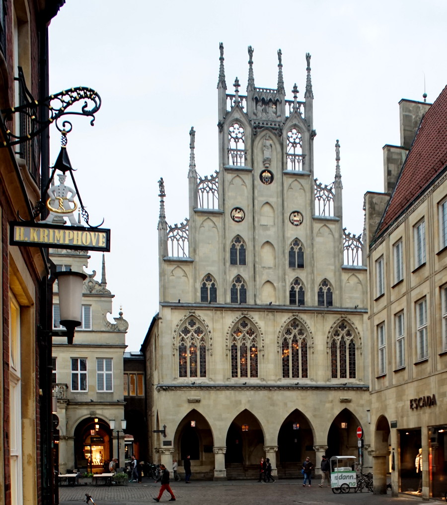 Ansicht des münsteraner Rathauses